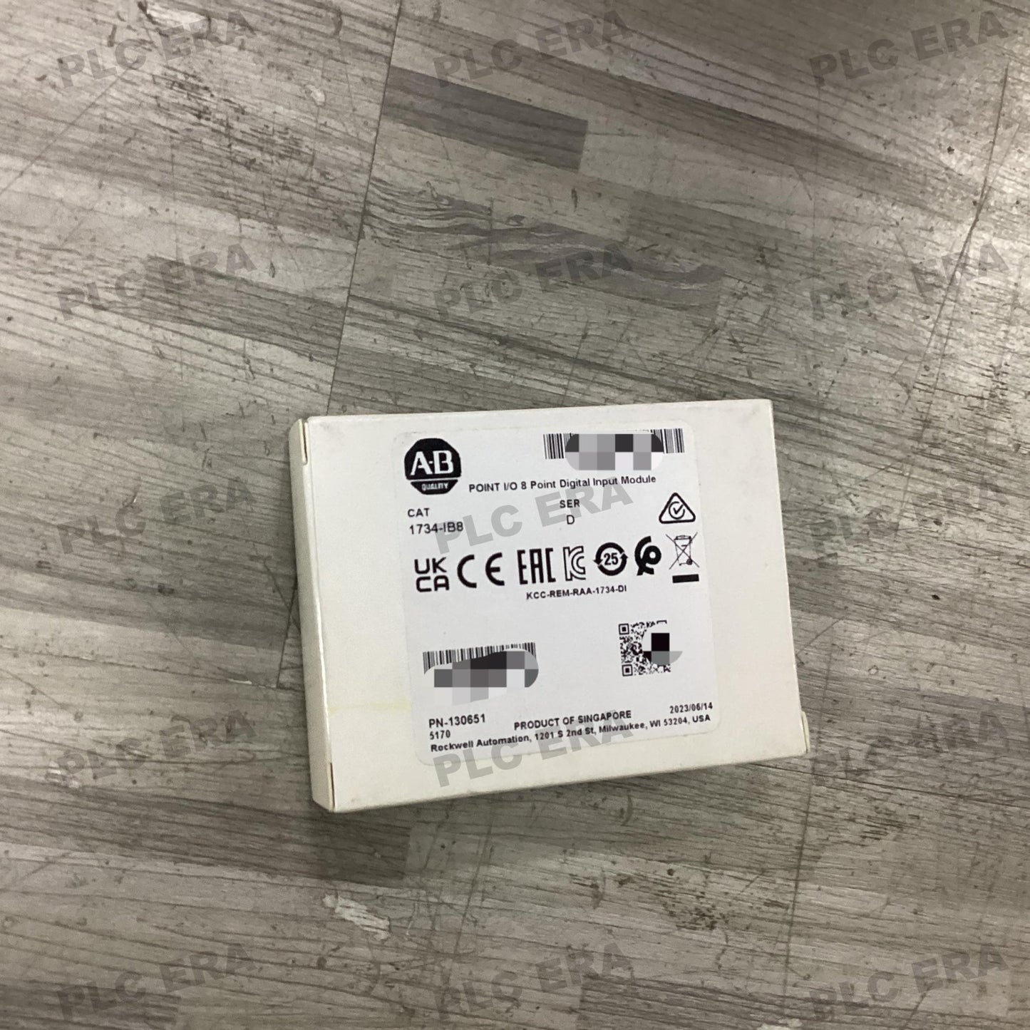 PLC ERA warehouse stocked with Original New Allen-Bradley 1734-IB8 and industrial automation modules ready for global shipping