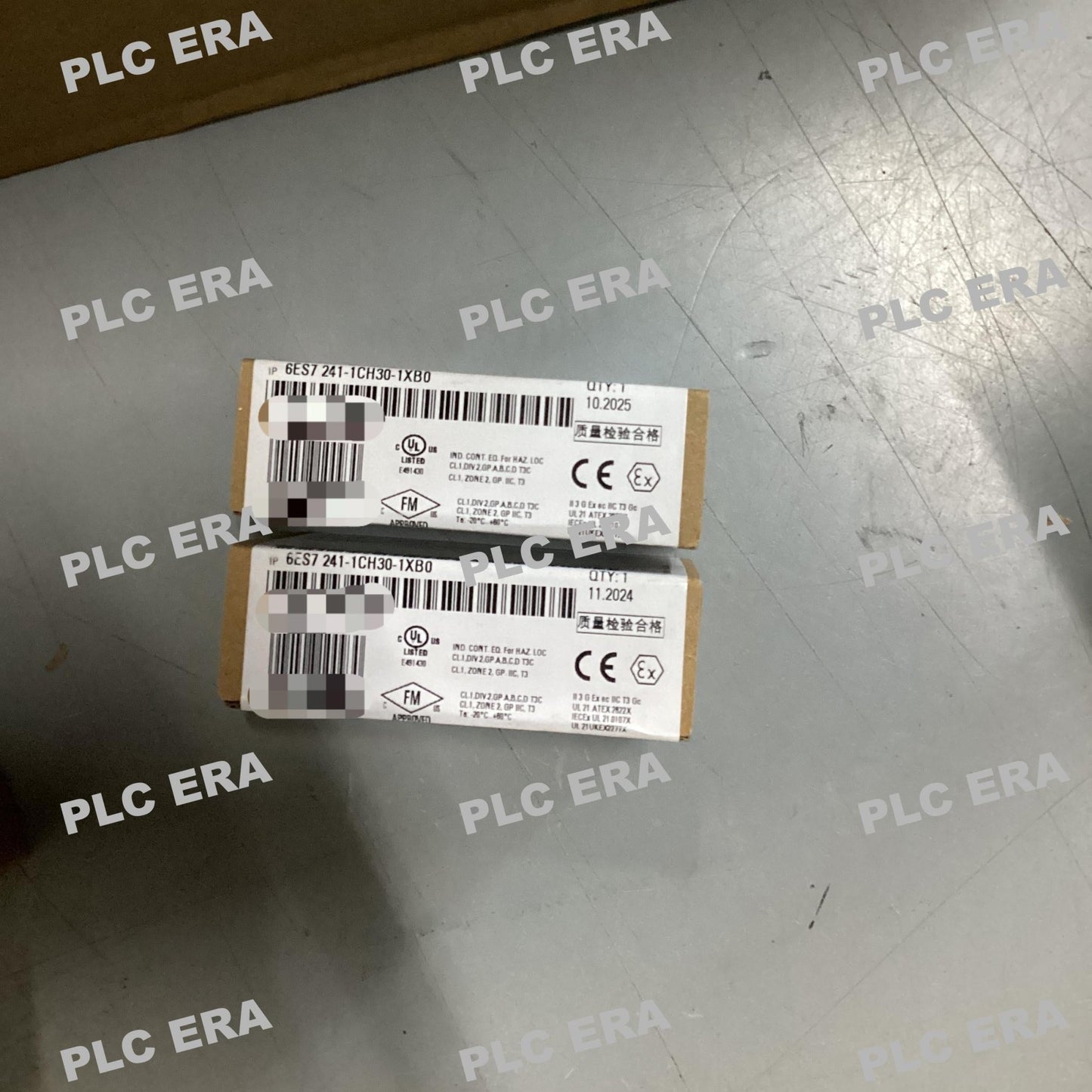 PLC ERA warehouse stocked with Original New Siemens 6ES7241-1CH30-1XB0 and industrial automation modules ready for global shipping