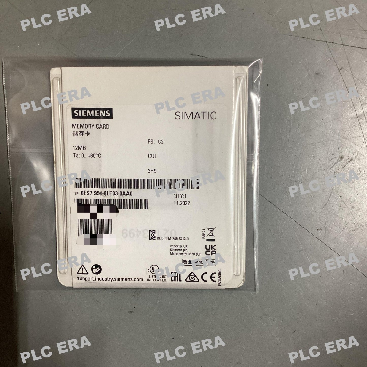 PLC ERA warehouse stocked with Original New Siemens 6ES7954-8LE03-0AA0 and industrial automation modules ready for global shipping
