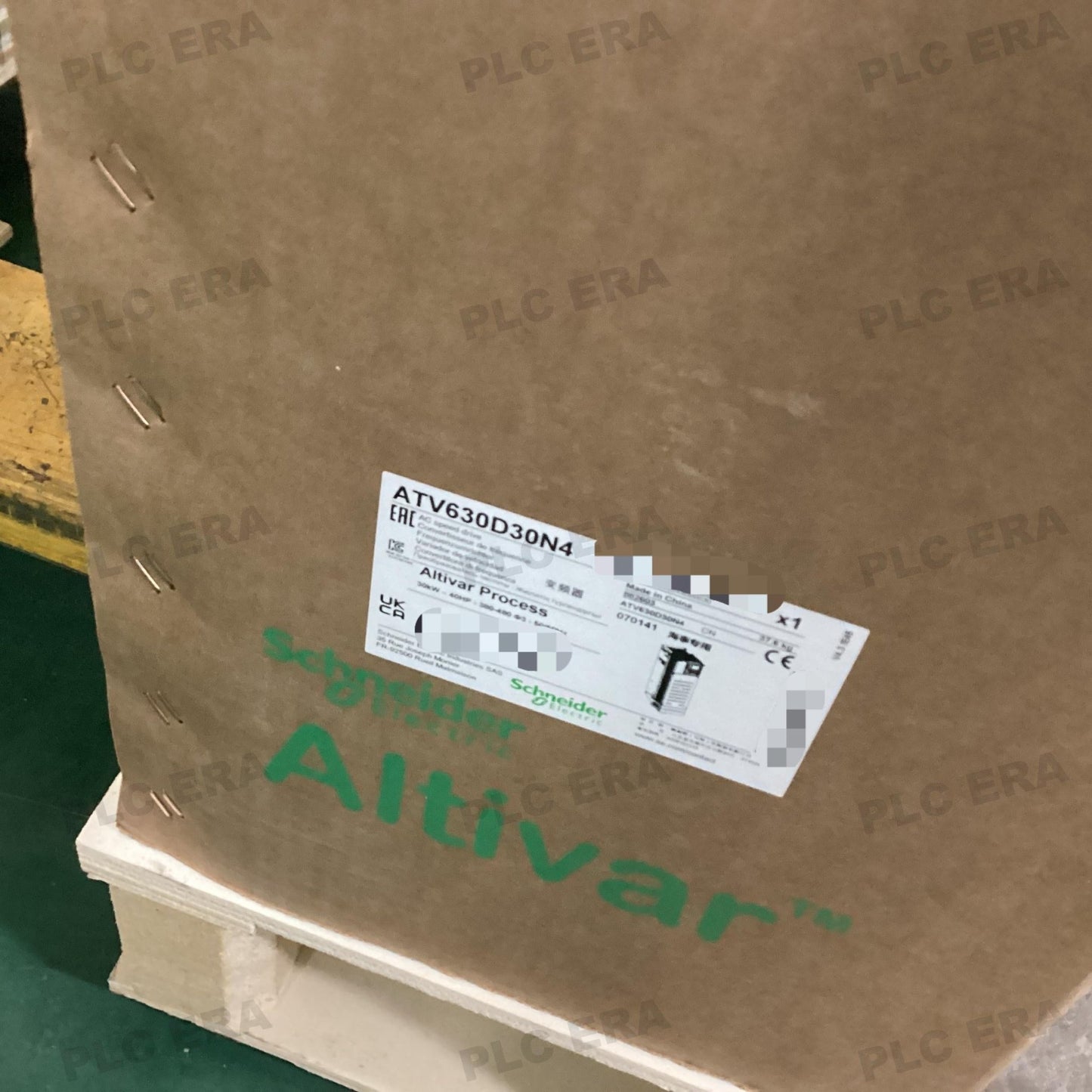 PLC ERA warehouse stocked with Original New Schneider Electric ATV630D30N4 and industrial automation modules ready for global shipping