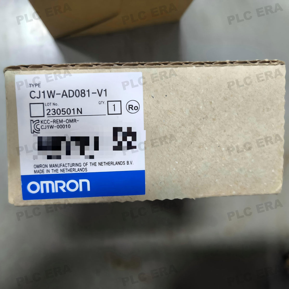 PLC ERA warehouse stocked with Original New Omron CJ1W-AD081-V1 and industrial automation modules ready for global shipping