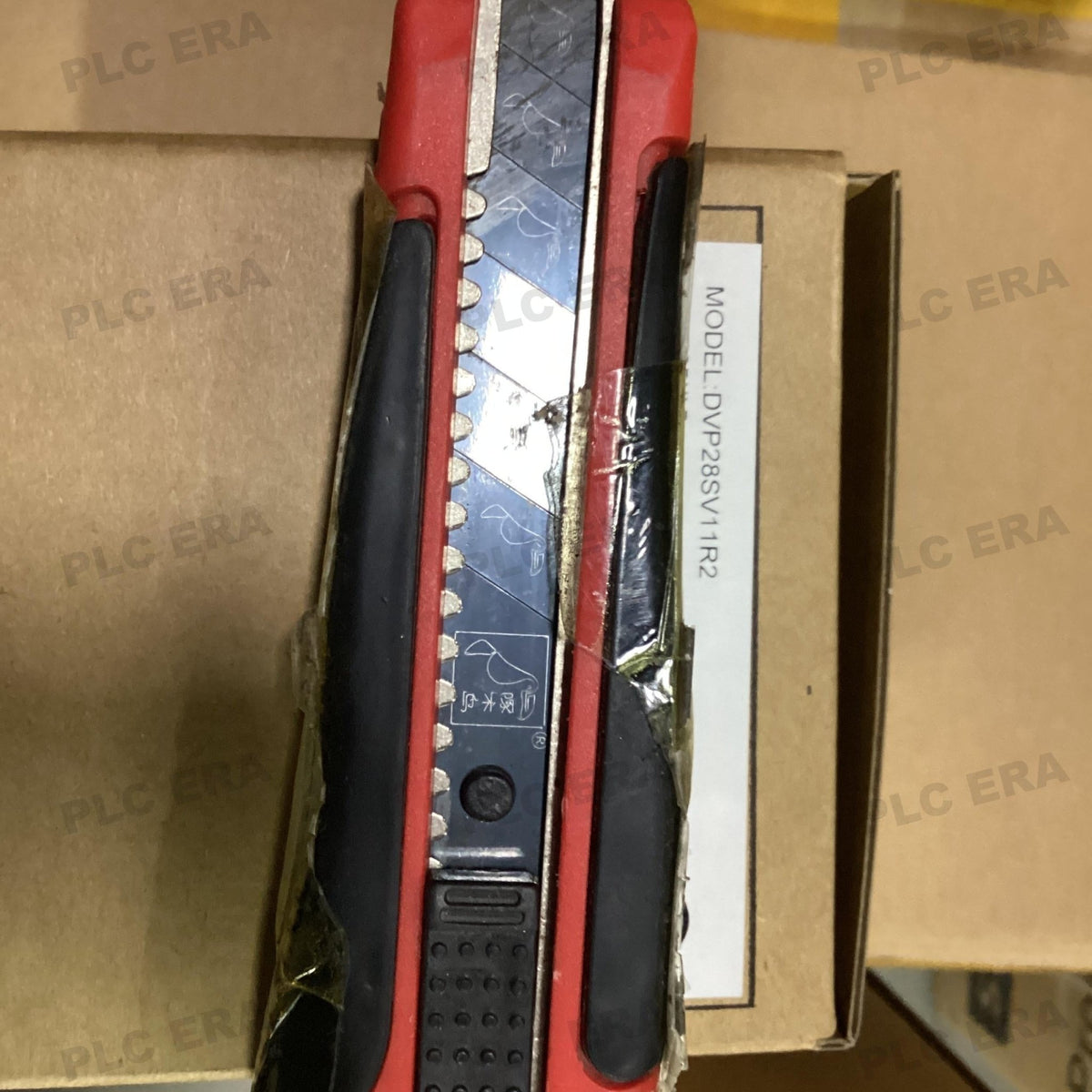 PLC ERA warehouse stocked with Original New Delta DVP28SV11R2 and industrial automation modules ready for global shipping