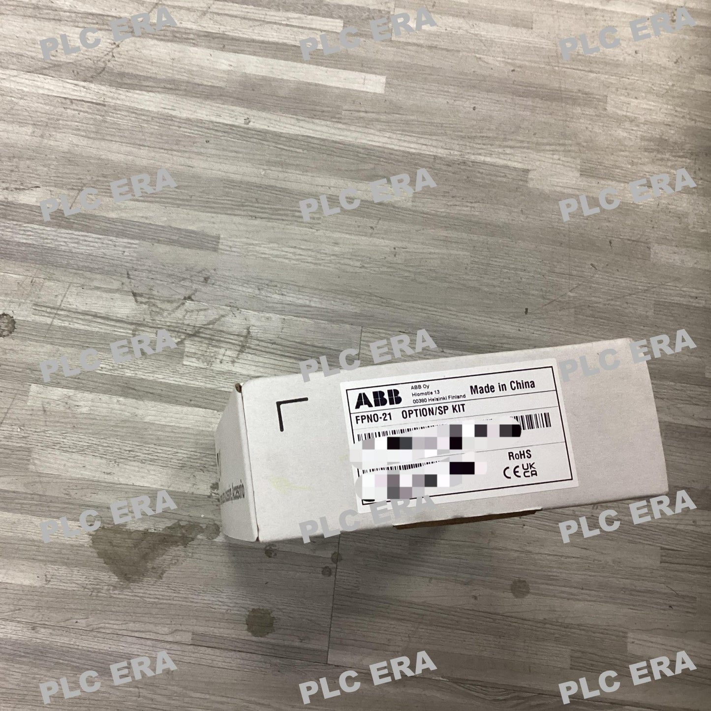 PLC ERA warehouse stocked with Original New ABB FPNO‑21 and industrial automation modules ready for global shipping