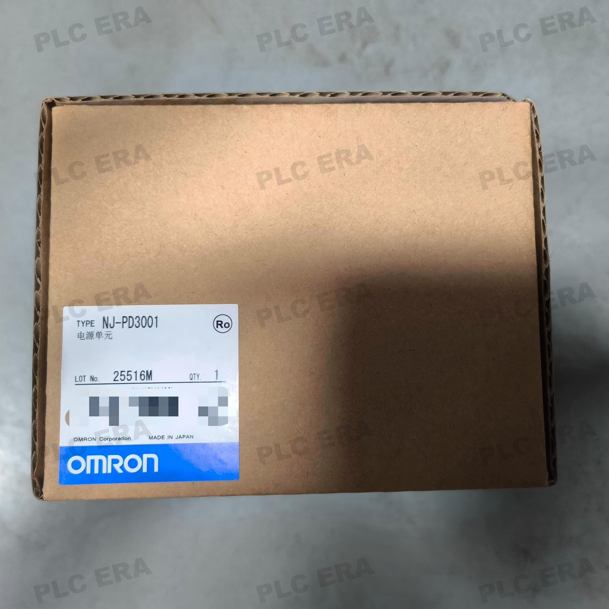 PLC ERA warehouse stocked with Original New Omron NJ-PD3001 and industrial automation modules ready for global shipping