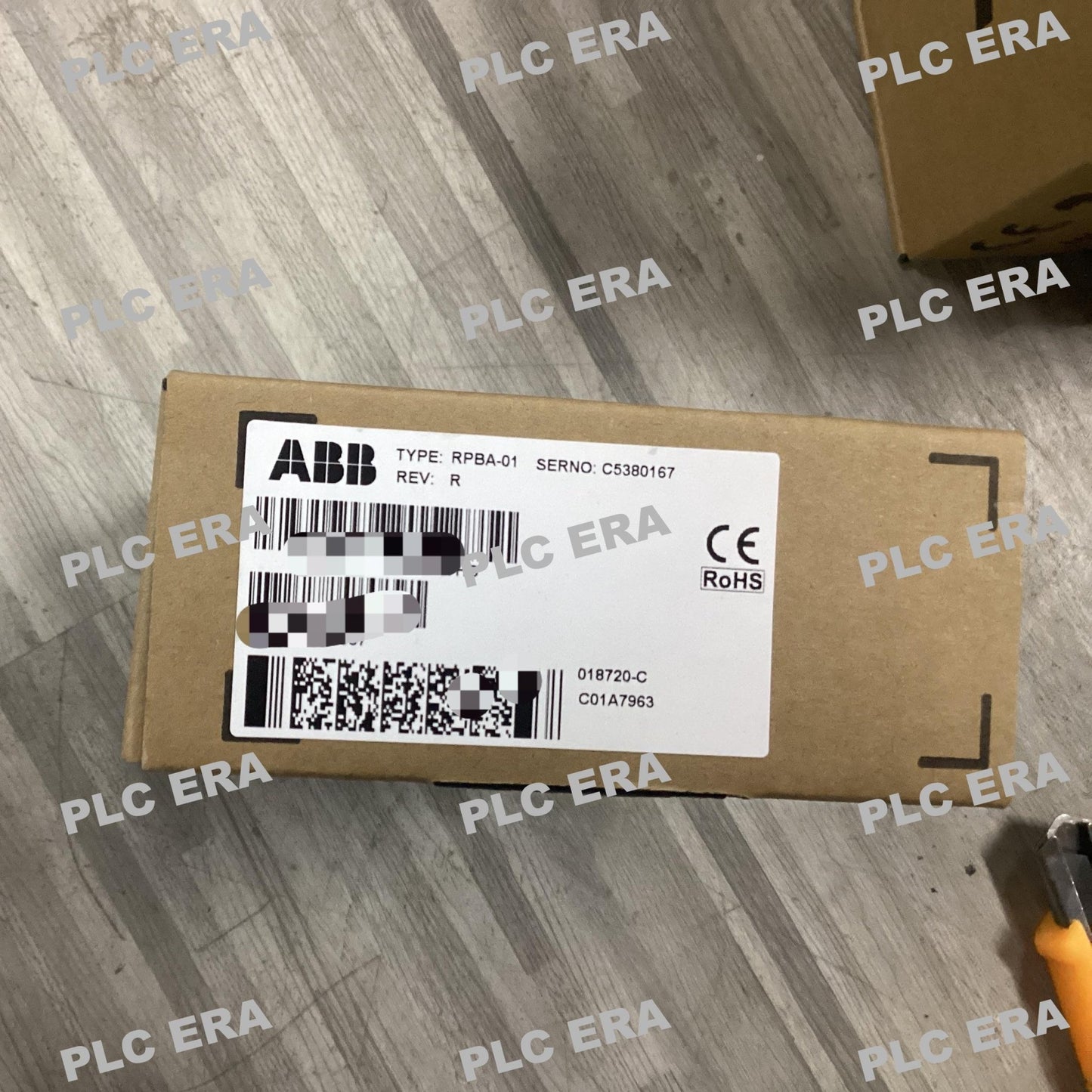 PLC ERA warehouse stocked with Original New ABB RPBA-01 and industrial automation modules ready for global shipping
