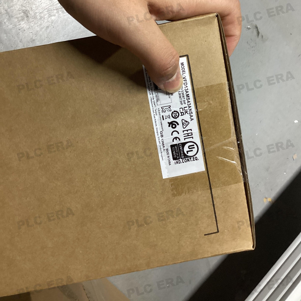 PLC ERA warehouse stocked with Original New Delta VFD13AMS43ANSAA and industrial automation modules ready for global shipping