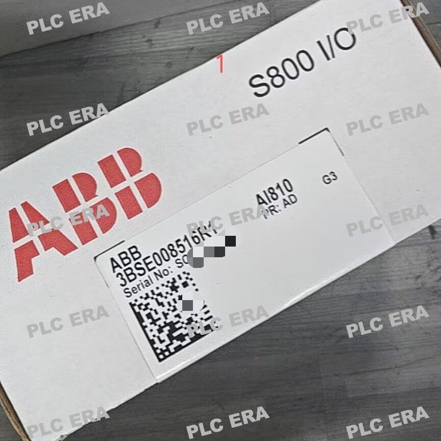 Front view of ABB AI810 module 3BSE008516R1 showing input terminals