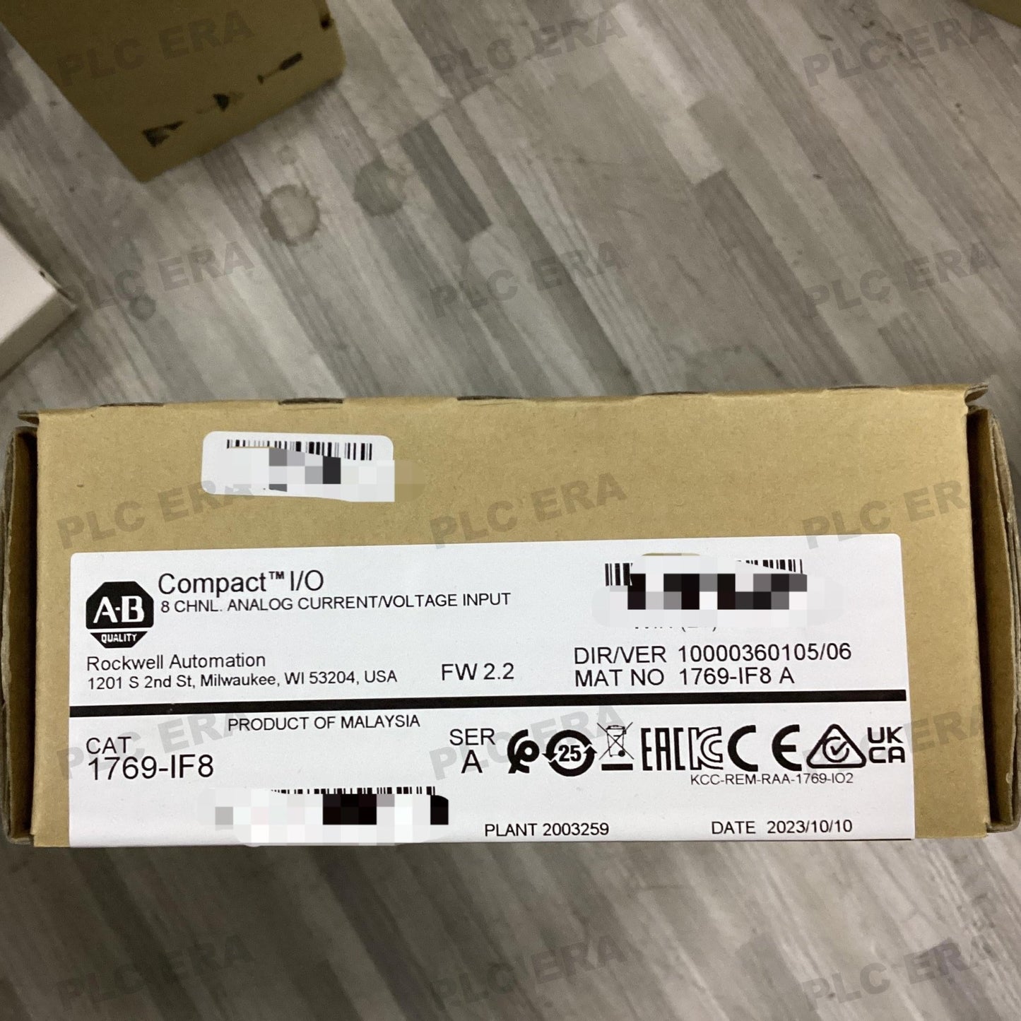 Allen - Bradley 1769 - IF8 Compact I/O 8 - Channel Analog Input Module - PLC ERA