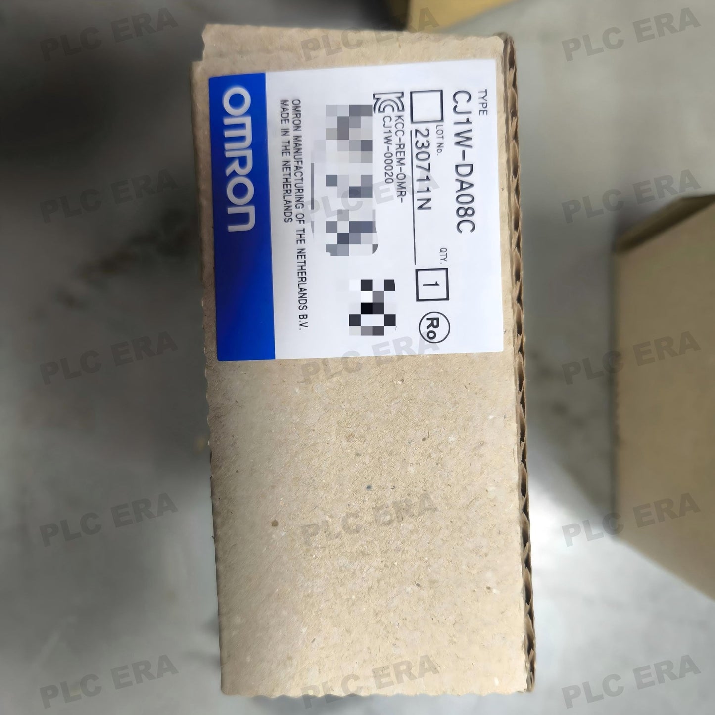 Omron CJ1W-DA08C dimensions drawing 31x90x65mm