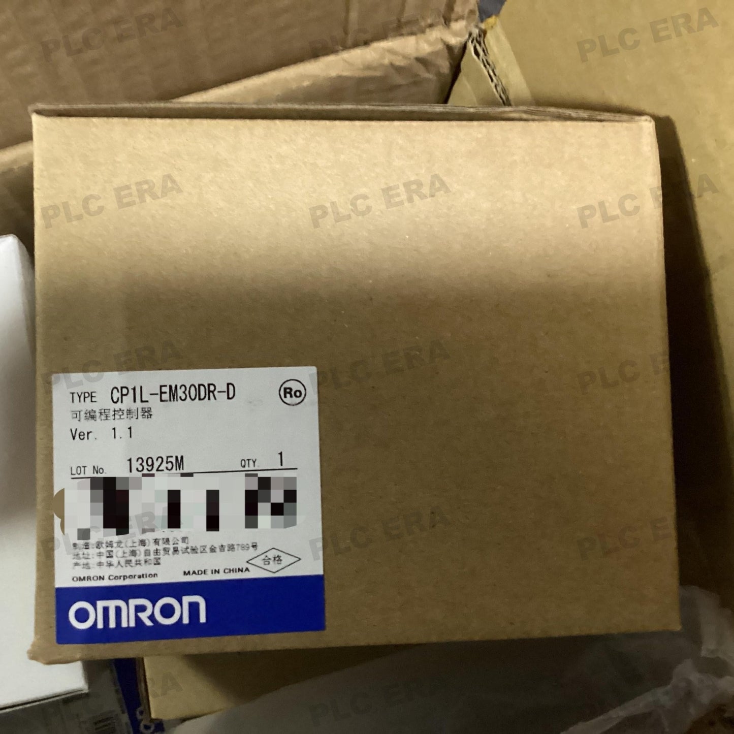 Omron CP1L-EM30DR-D dimensions drawing 90 × 130 × 85 mm