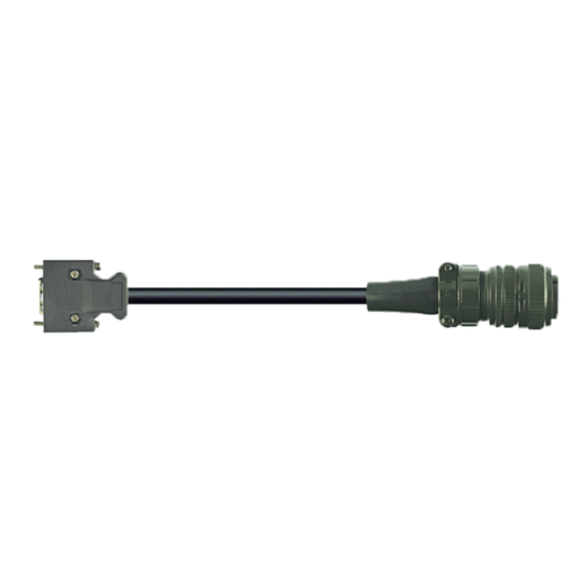 DELTA ASD - CAEN1000 Encoder Cable for ASD Series Servo Drives - PLC ERA