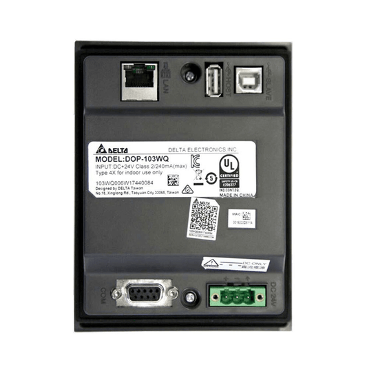 Delta DOP-103WQ HMI Touchscreen, 4.3-Inch, 480x272 Resolution - PLC-ERA