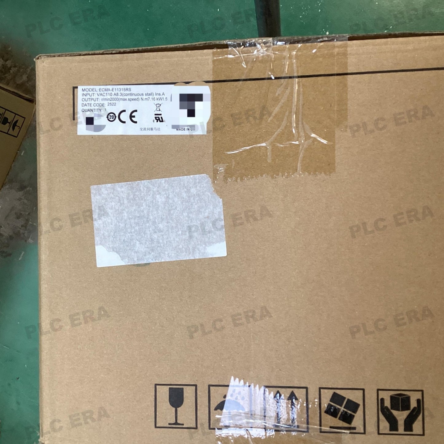 Delta ECMA - E11315RS AC Servo Motor, 1.5kW, 131mm Frame, 220V - PLC ERA