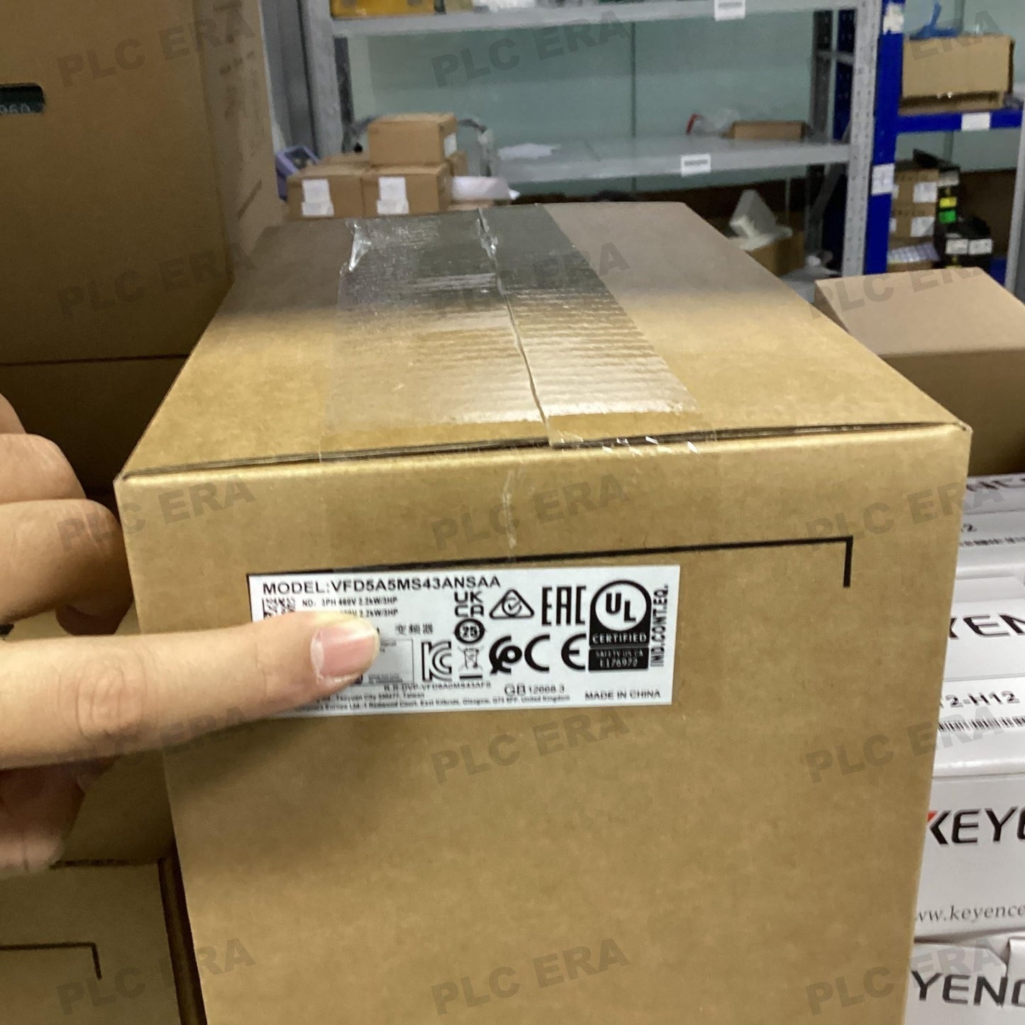 Delta VFD5A5MS43ANSAA Inverter, 5.5kW, 3 - Phase, 460V - PLC ERA