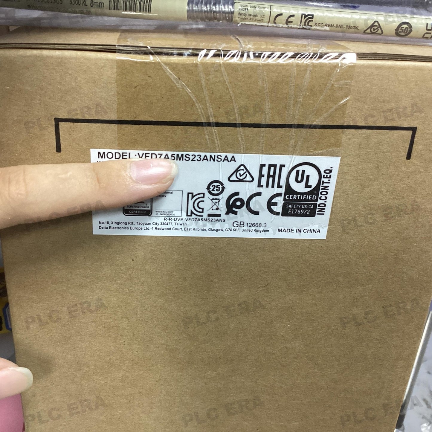 Delta VFD7A5MS23ANSAA AC Drive, 3 - Phase, 7.5HP, 230V - PLC ERA