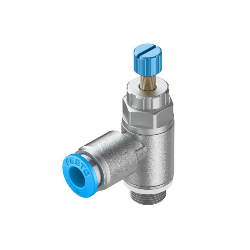 Festo GRLA - 1/8 - QS - 8 - D One - Way Flow Control Valve 215l/min G1/8 - PLC ERA