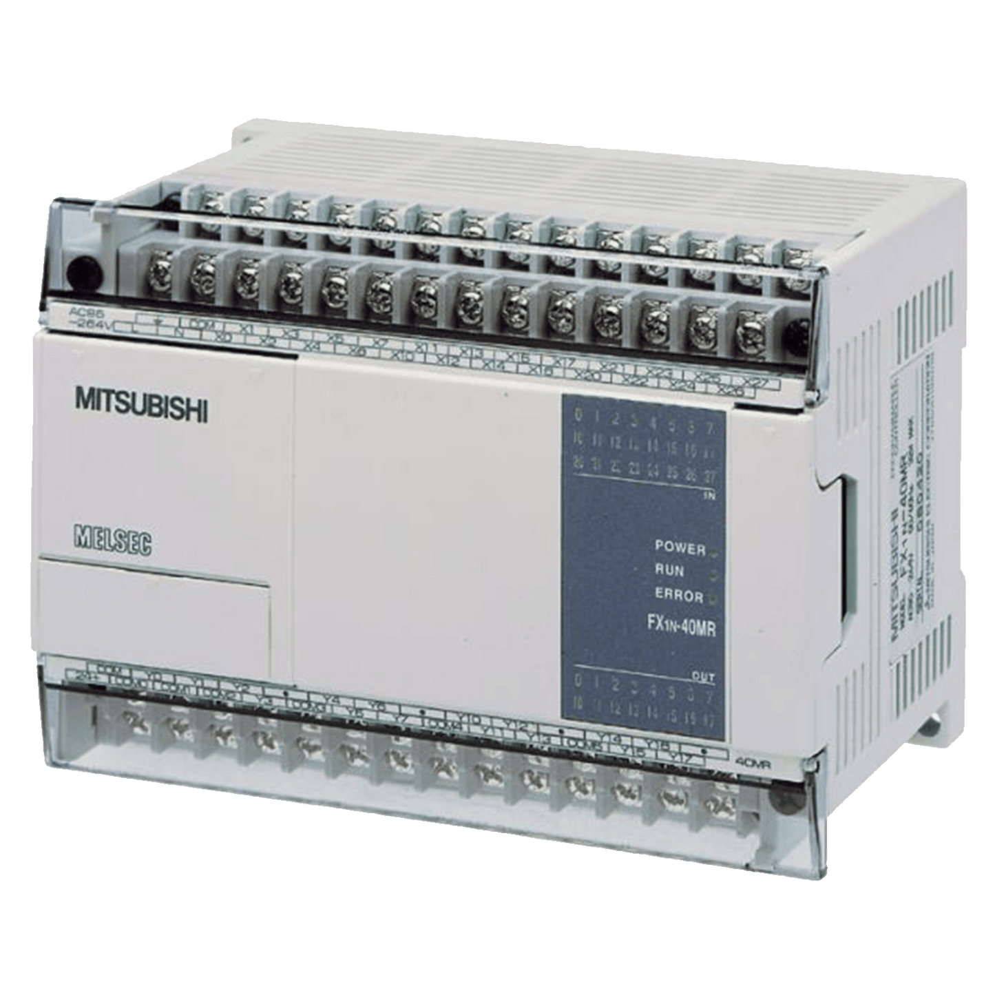 Mitsubishi FX1N-40MR-001 MELSEC-F programmable logic controller front view