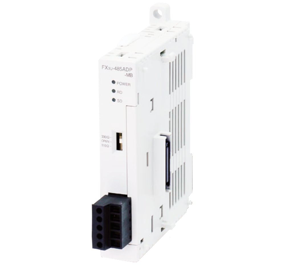 Mitsubishi FX3U-485-ADP-MB MELSEC-F RS‑485 communication adapter front view