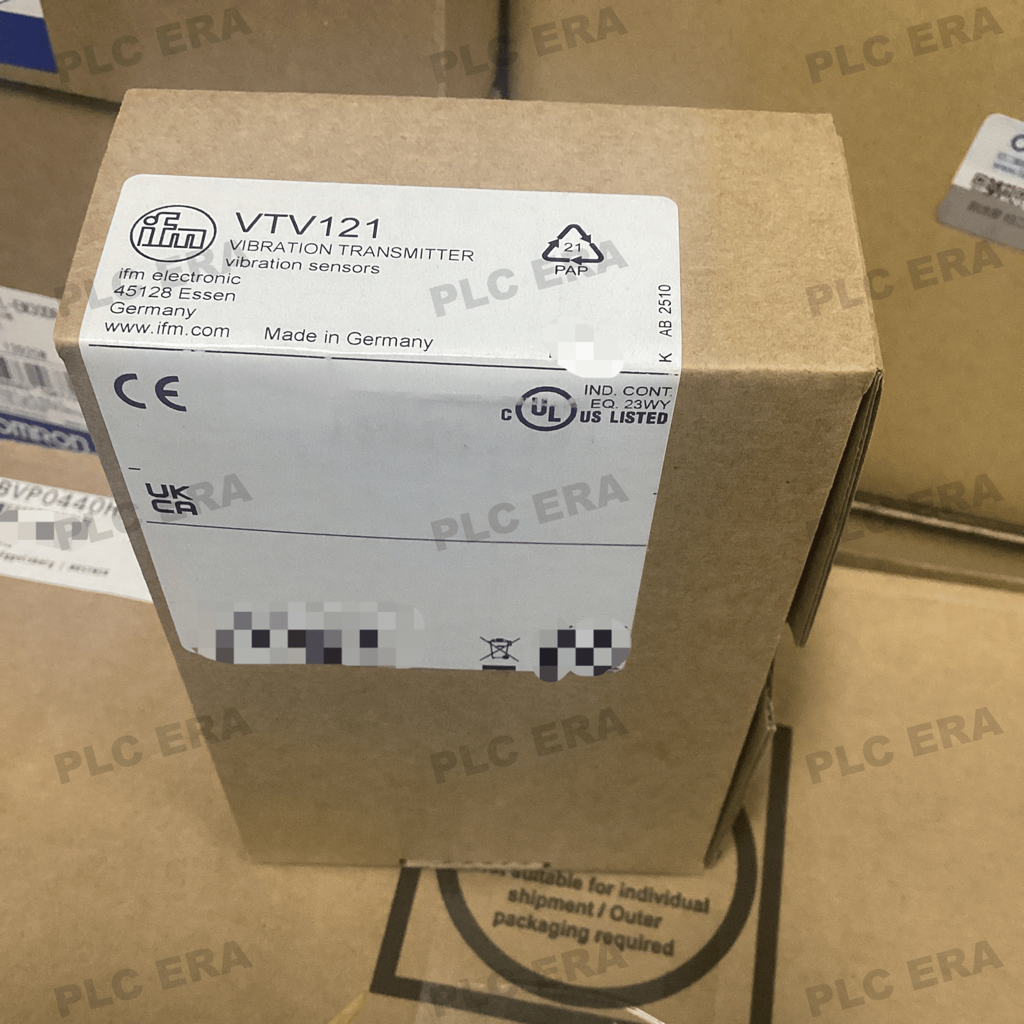 IFM VTV121 Vibration Transmitter 0 - 50mm/s 4 - 20mA IP69K MEMS - PLC ERA