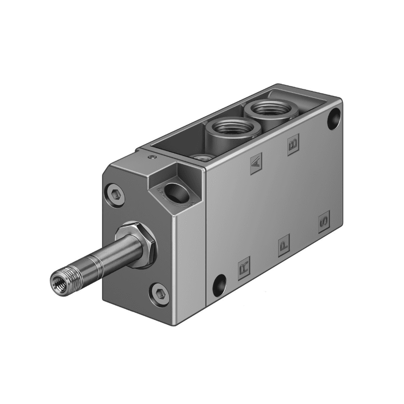 Festo MFH-5-1/4 6211 Tiger Classic 5/2 pneumatic solenoid valve front view