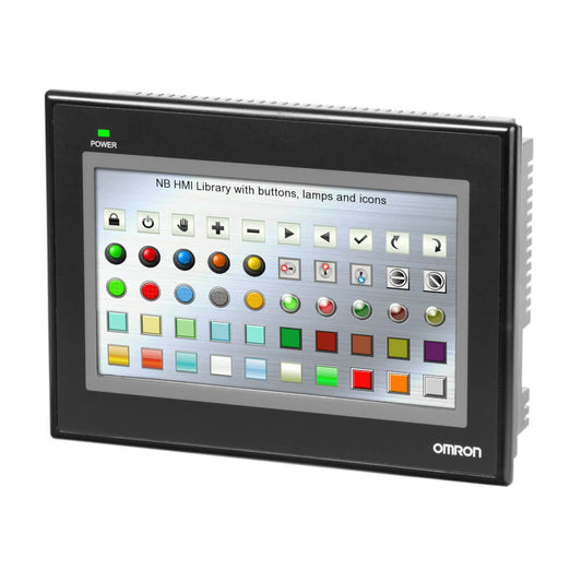 OMRON NB7W-TW00B Touch Screen HMI, 7-Inch WVGA (800 × 480 Pixel), TFT Color - PLC-ERA