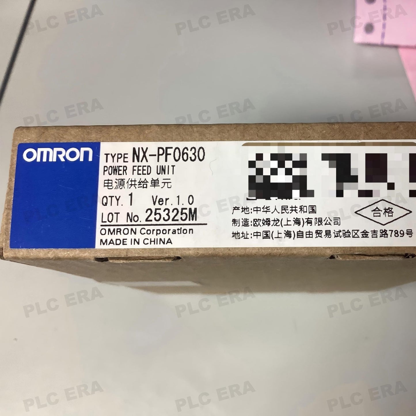 OMRON NX - PF0630 NX I/O Power Feed Unit, 5 - 24 V DC Input, 8 Terminals - PLC ERA