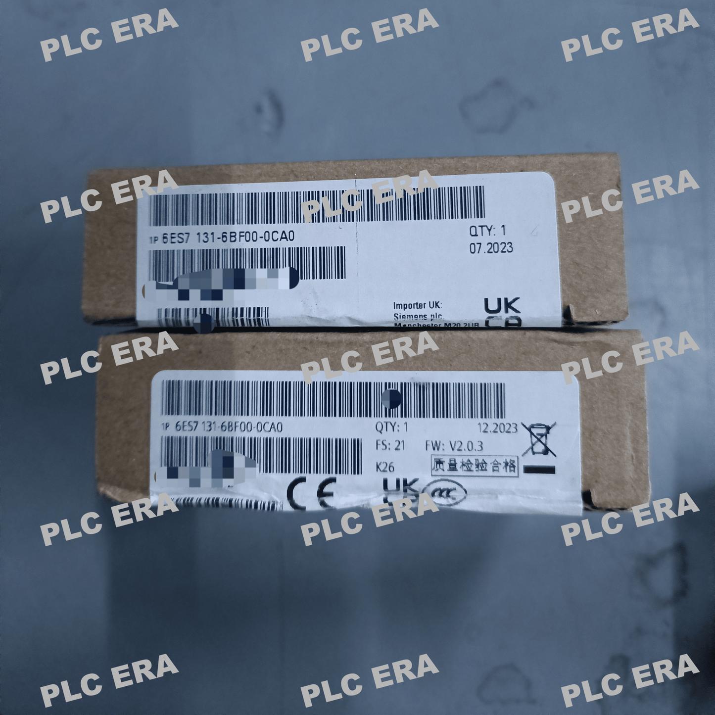 Front view of Siemens ET 200SP DI module 6ES7131-6BF00-0CA0 showing input terminals and channel LEDs