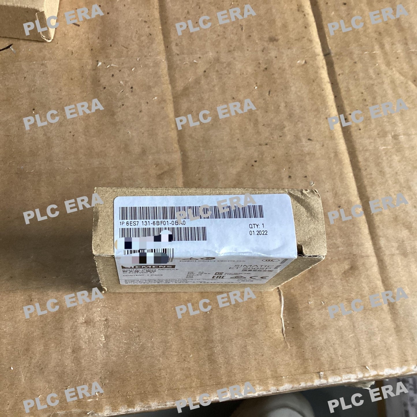 Front view of Siemens ET 200SP DI module 6ES7131-6BF01-0BA0 showing input terminals
