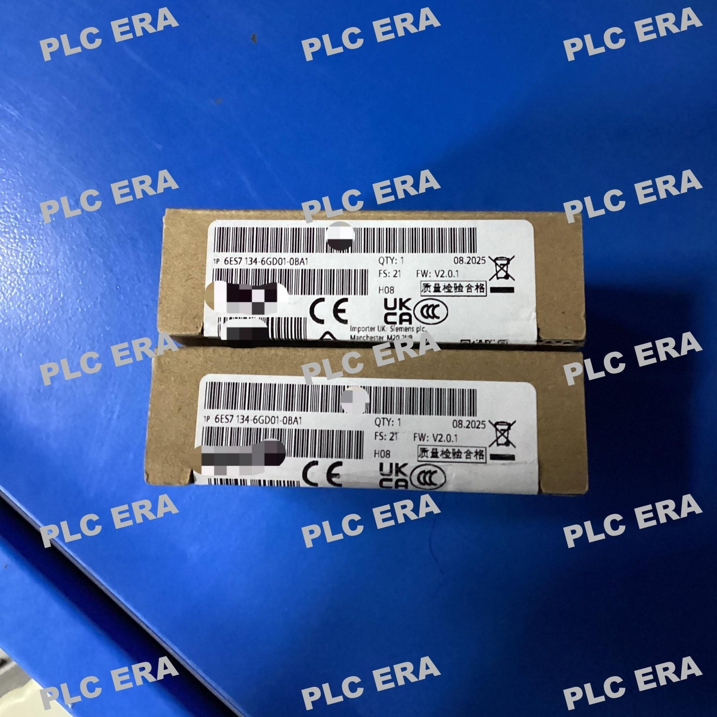 Front view of Siemens ET 200SP AI module 6ES7134-6GD01-0BA1 showing input terminals