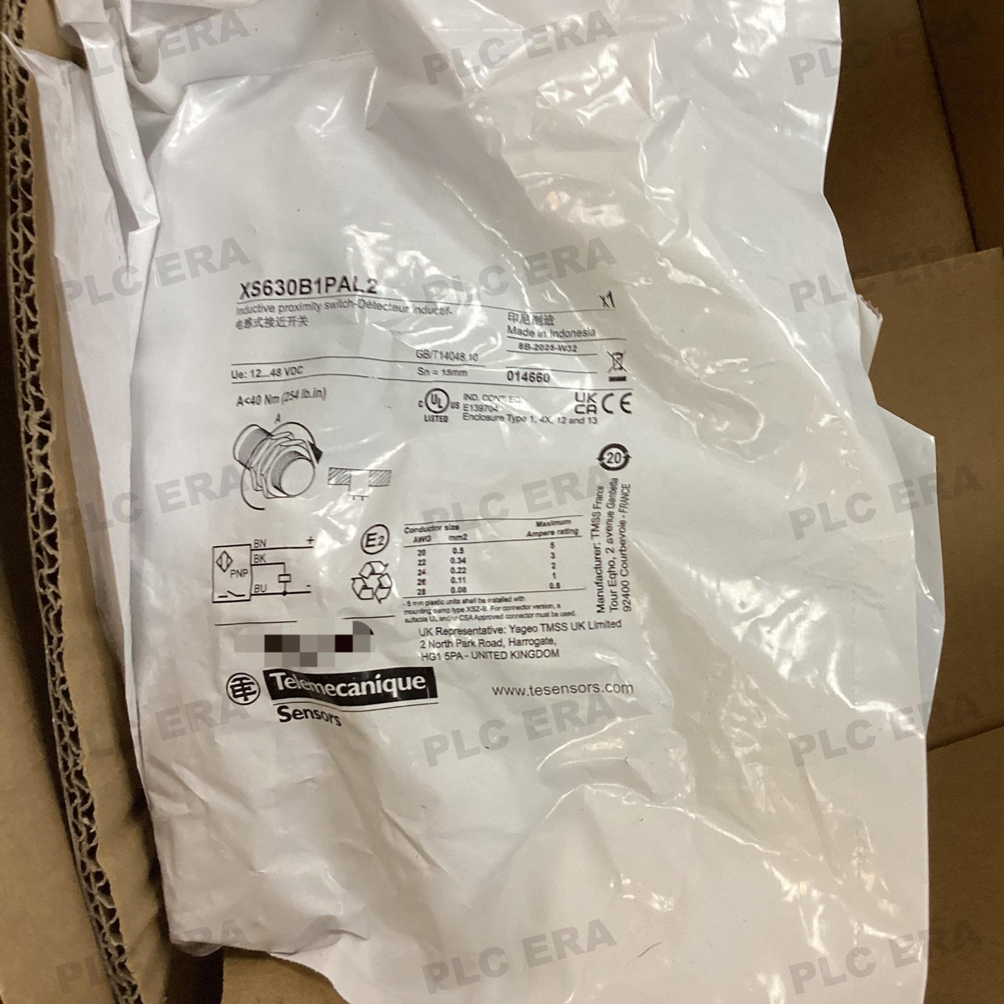 Telemecanique XS630B1PAL2 XS Inductive Proximity Sensor M30 - PLC ERA
