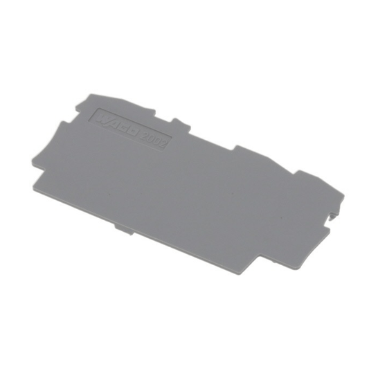WAGO 2002 - 1391 End/Intermediate Plate 0.8 mm Gray - PLC ERA