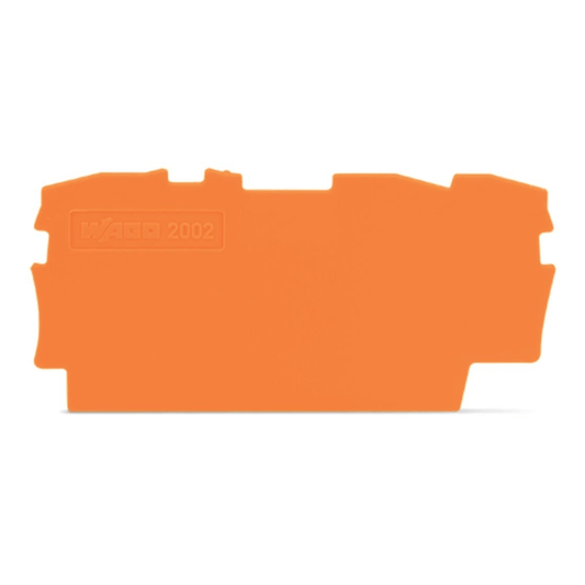 WAGO 2002 - 1392 TOPJOB®S Orange End/Intermediate Plate - PLC ERA