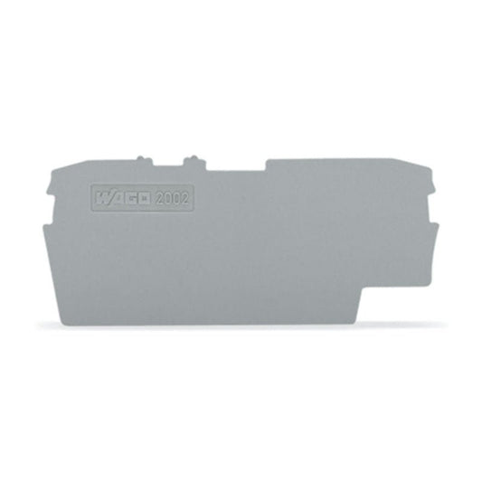 WAGO 2002 - 1691 End/Intermediate Plate for 2002 - 16xx Series, Gray - PLC ERA