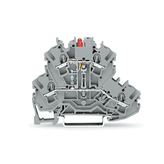 WAGO 2002 - 2221/1000 - 413 Double - Deck LED Terminal Block - PLC ERA