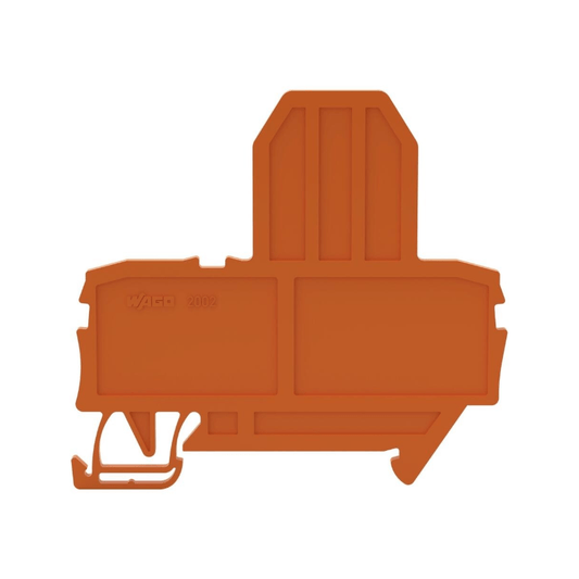 WAGO 2002 - 992 End/Intermediate Plate, 2.0 mm, Orange - PLC ERA