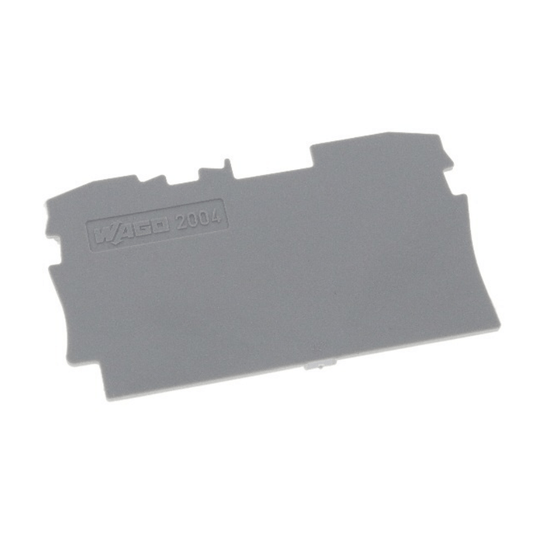 WAGO 2004 - 1291 End/Intermediate Plate, 1 mm, Gray - PLC ERA
