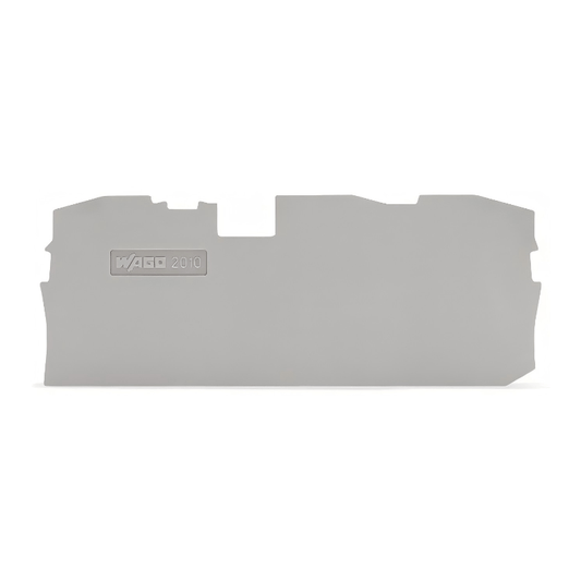 WAGO 2010 - 1391 End/Intermediate Plate, 1.0 mm, Gray - PLC ERA