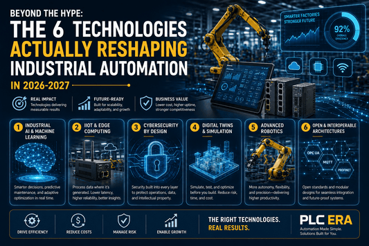 Beyond the Hype: The 6 Technologies Actually Reshaping Industrial Automation in 2026-2027 - PLC ERA