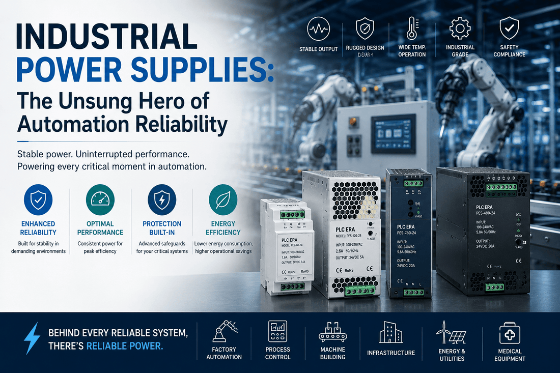 Industrial Power Supplies: The Unsung Hero of Automation Reliability - PLC ERA