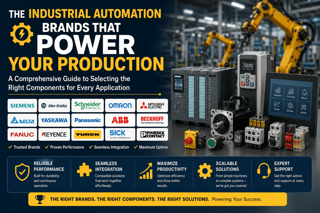 The Industrial Automation Brands That Power Your Production: A Comprehensive Guide to Selecting the Right Components for Every Application - PLC ERA