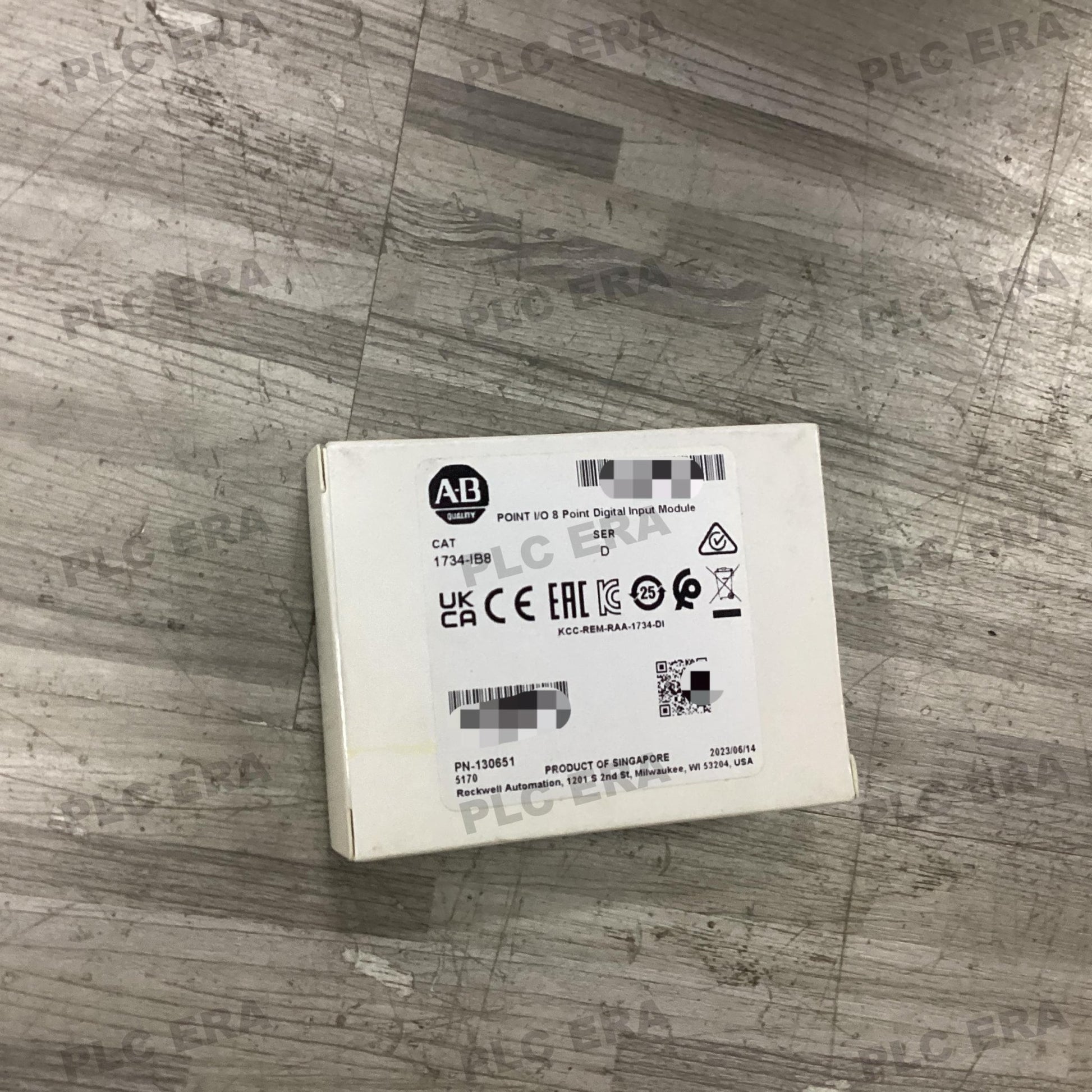 PLC ERA warehouse stocked with Original New Allen-Bradley 1734-IB8 and industrial automation modules ready for global shipping