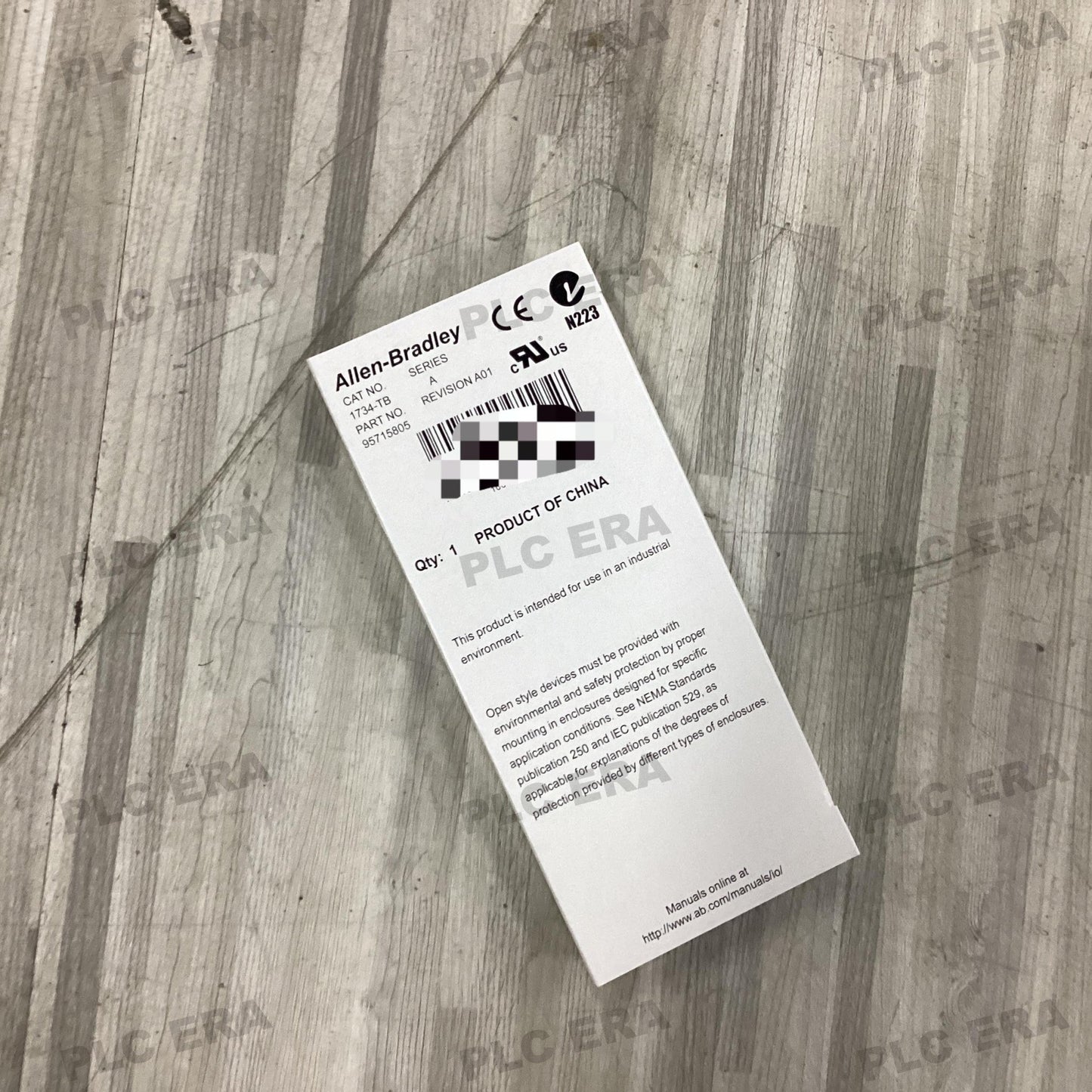 PLC ERA warehouse stocked with Original New Allen-Bradley 1734-TB and industrial automation modules ready for global shipping