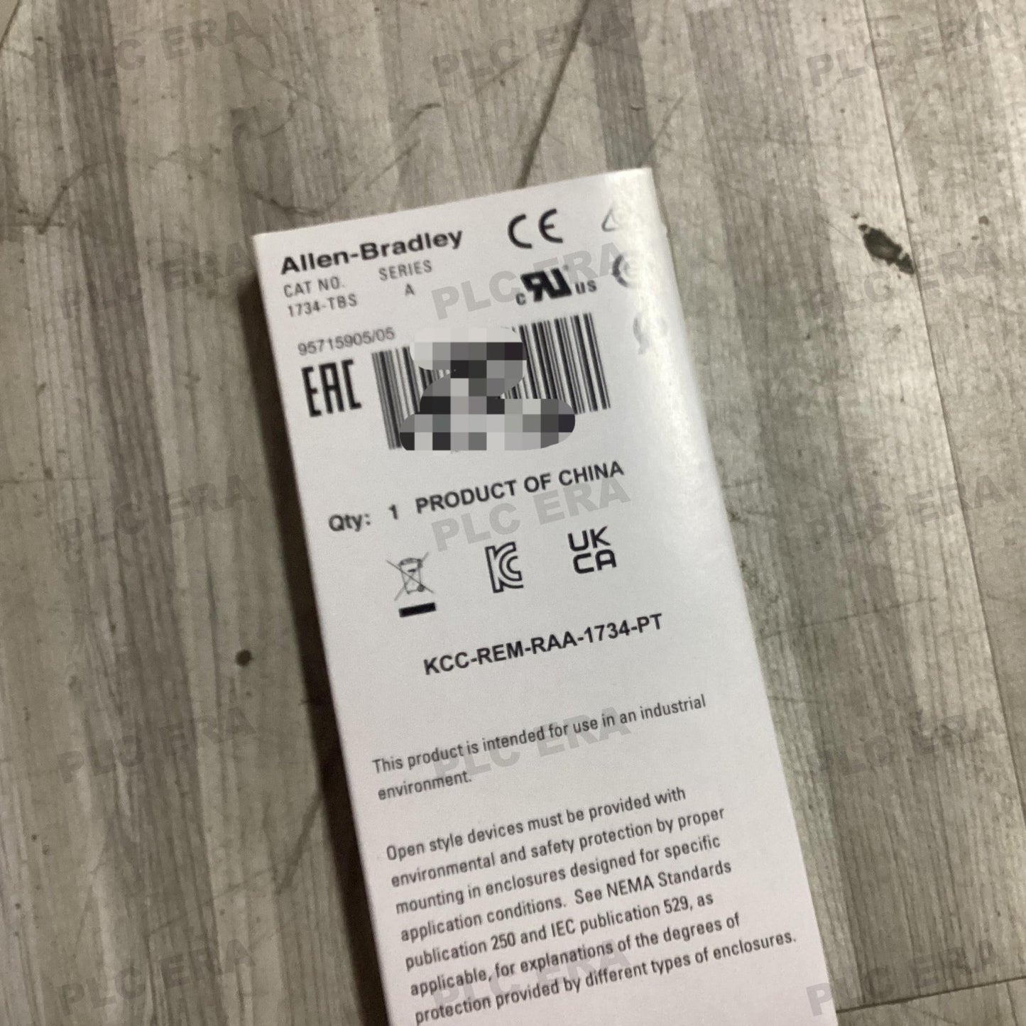 PLC ERA warehouse stocked with Original New Allen-Bradley 1734-TBS and industrial automation modules ready for global shipping