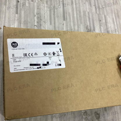 PLC ERA warehouse stocked with Original New Allen-Bradley 1756-A10 and industrial automation modules ready for global shipping