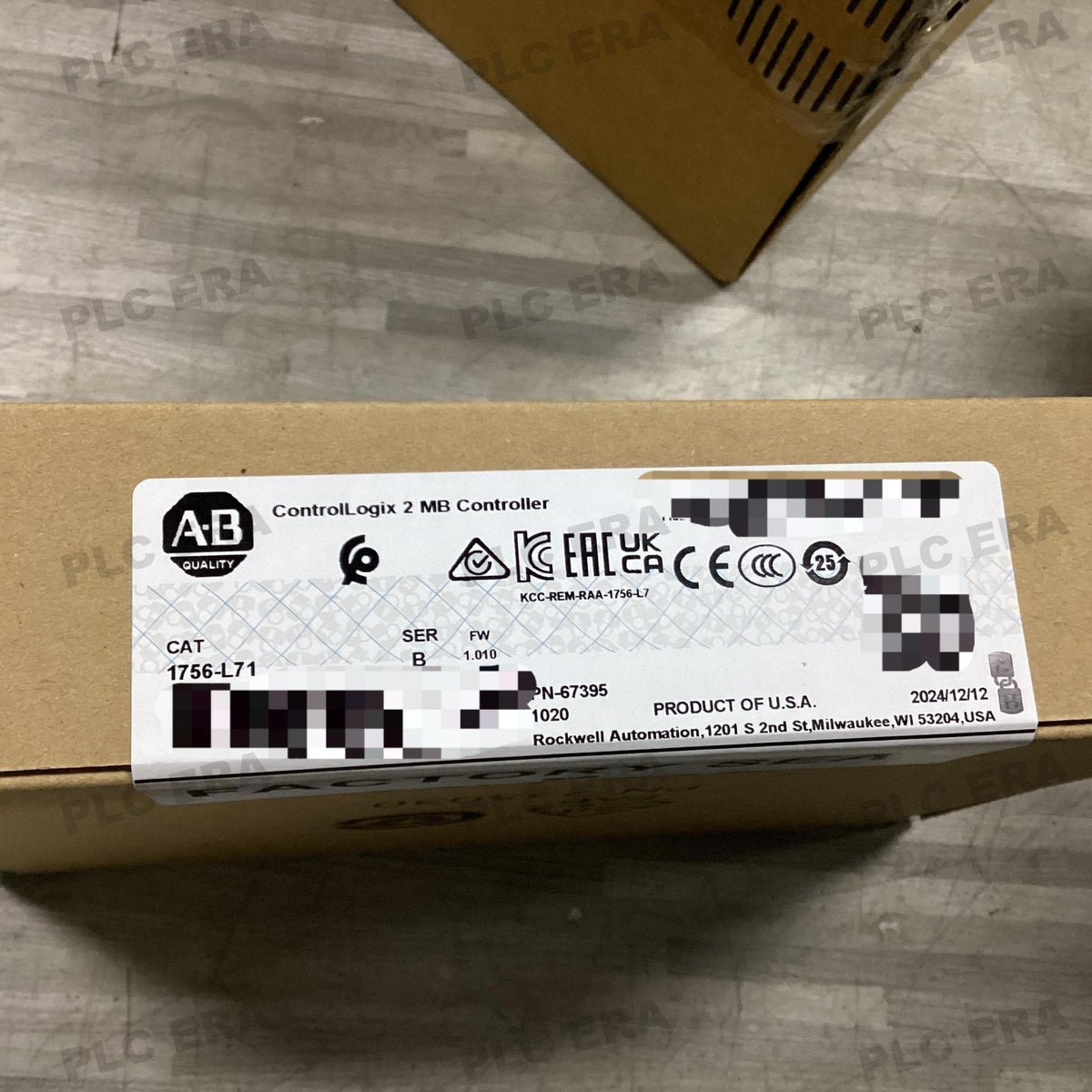 Controllogix 5571 1756-L71 ControlLogix 5571 2MB Controller | Allen-Bradley – PLC ERA