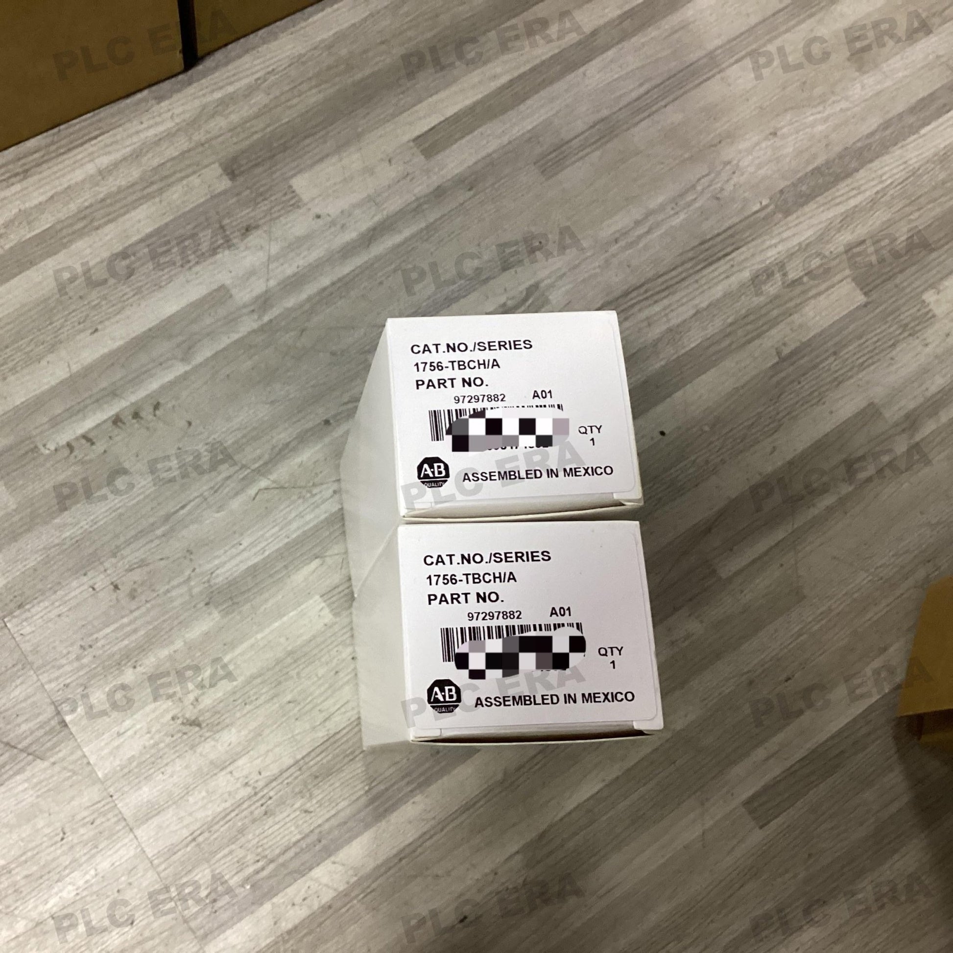 PLC ERA warehouse stocked with Original New Allen-Bradley 1756-TBCH and industrial automation modules ready for global shipping