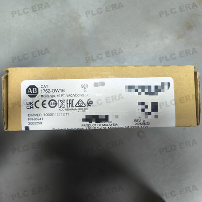 PLC ERA warehouse stocked with Original New Allen-Bradley 1762-OW16 and industrial automation modules ready for global shipping