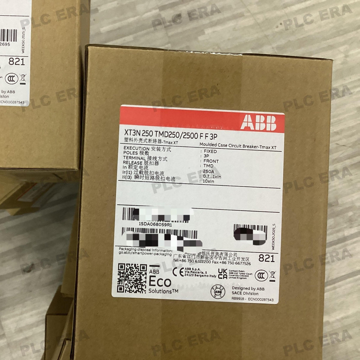 PLC ERA warehouse stocked with Original New ABB 1SDA068059R1 and industrial automation modules ready for global shipping