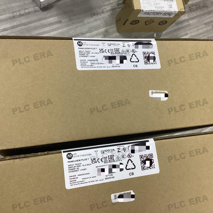 PLC ERA warehouse stocked with Original New Allen-Bradley 2711P-T10C21D8S and industrial automation modules ready for global shipping