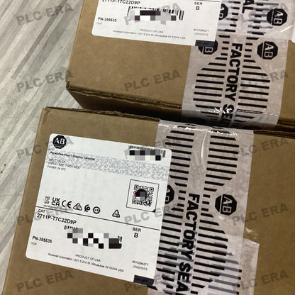 PLC ERA warehouse stocked with Original New Allen-Bradley 2711P-T7C22D9P and industrial automation modules ready for global shipping